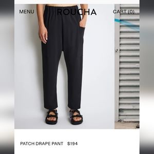 Roucha Pica Tux Pants Sz B =  Women's Sz 6-8 Inseam 22 1/4" EUC